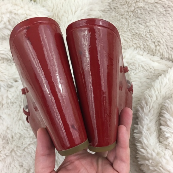 Nine West Red Platform Wedges Sz 6 - Picture 5 of 6